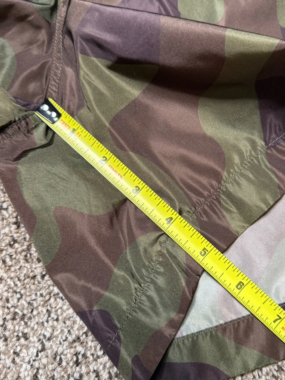 Everest Isles Camo Swim Trunks ECONYL Nylon Green Brown Size M